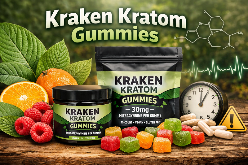  Kraken Kratom Gummies Offer a Convenient 30mg Kratom Extract Per Gummy